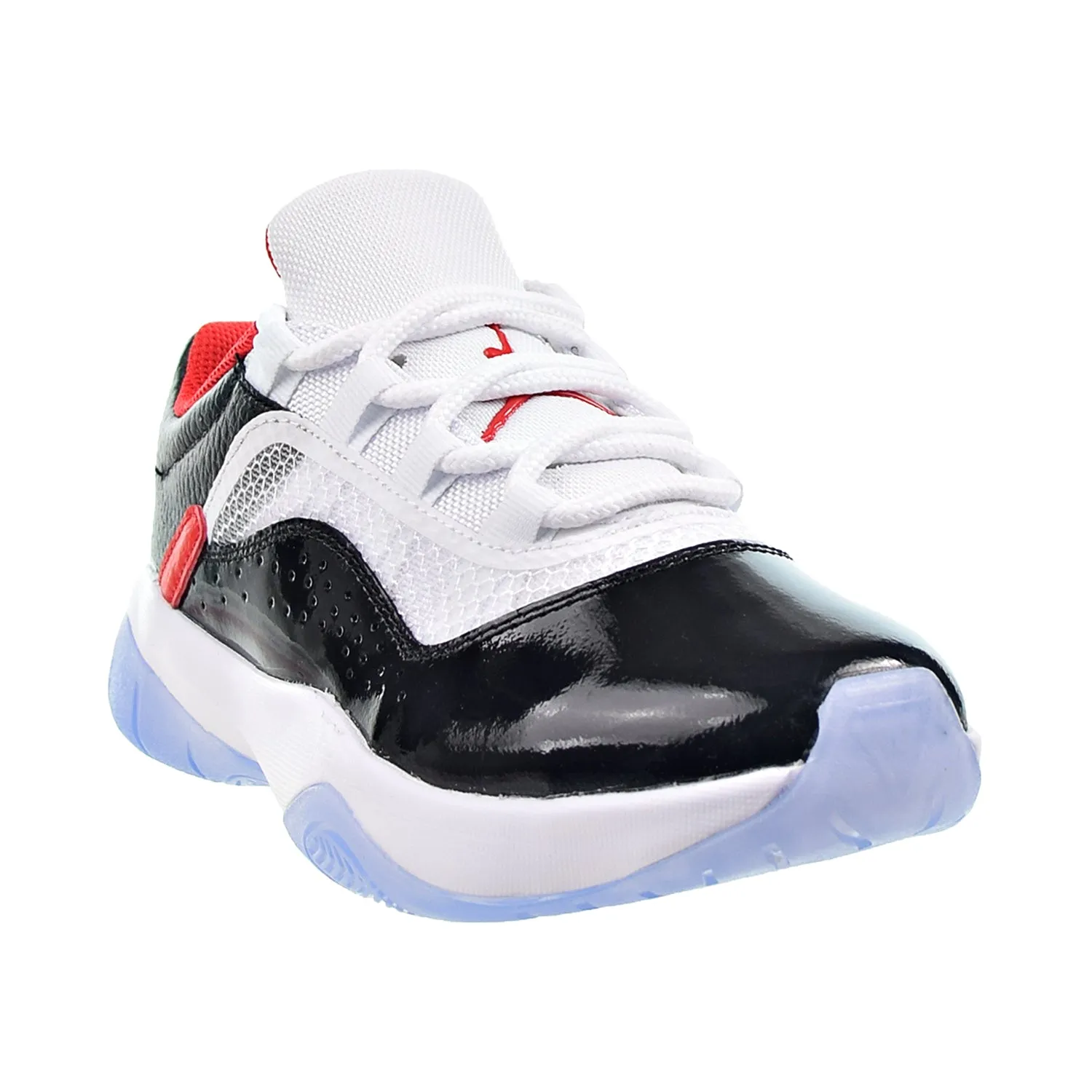 Air Jordan 11 CMFT Low Big Kids' Shoes Black-White-University Red