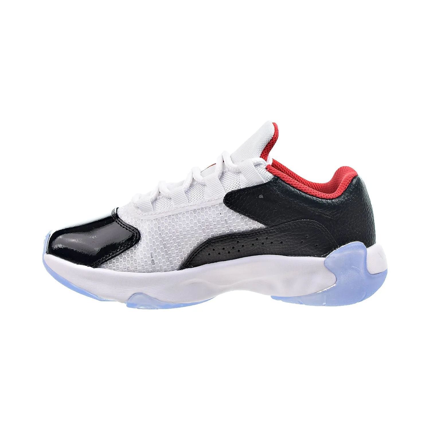 Air Jordan 11 CMFT Low Big Kids' Shoes Black-White-University Red
