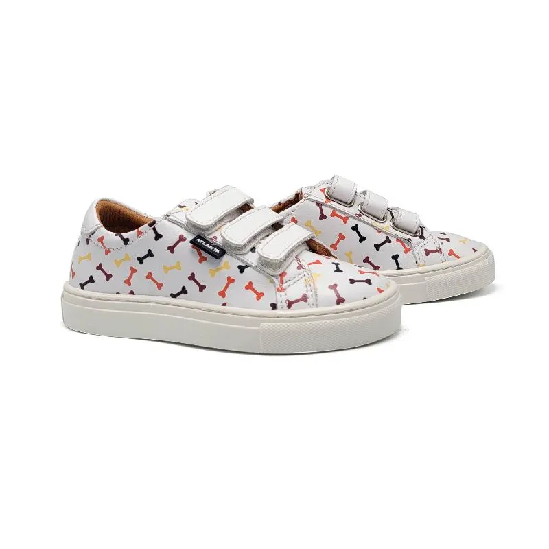 Atlanta Mocassin Doggy Bones 3 Strap Velcro Sneaker 523