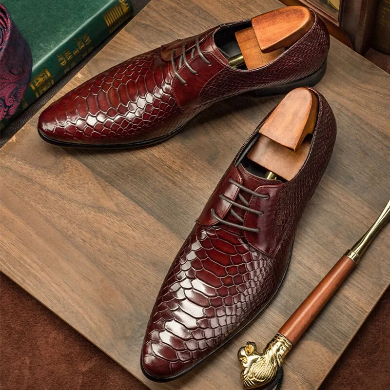 Diamoré Wedding Croctex Oxfords