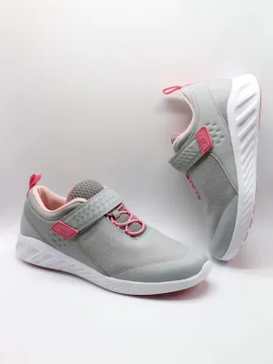 Kids Girl Jet Power Strap Sneakers,Grey