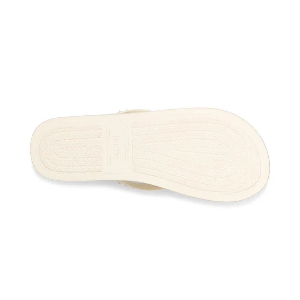 Sanuk Womens Funshine Gem Sandals - White