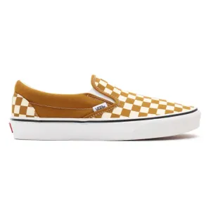 Vans Trainers -  Classic Checkerboard - Mustard