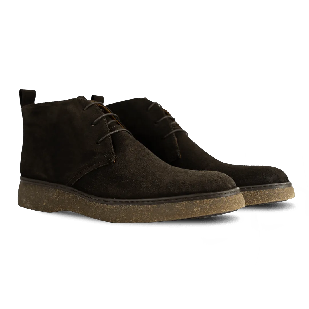 Varfell: Demi Bottes Homme - Gomme Marron