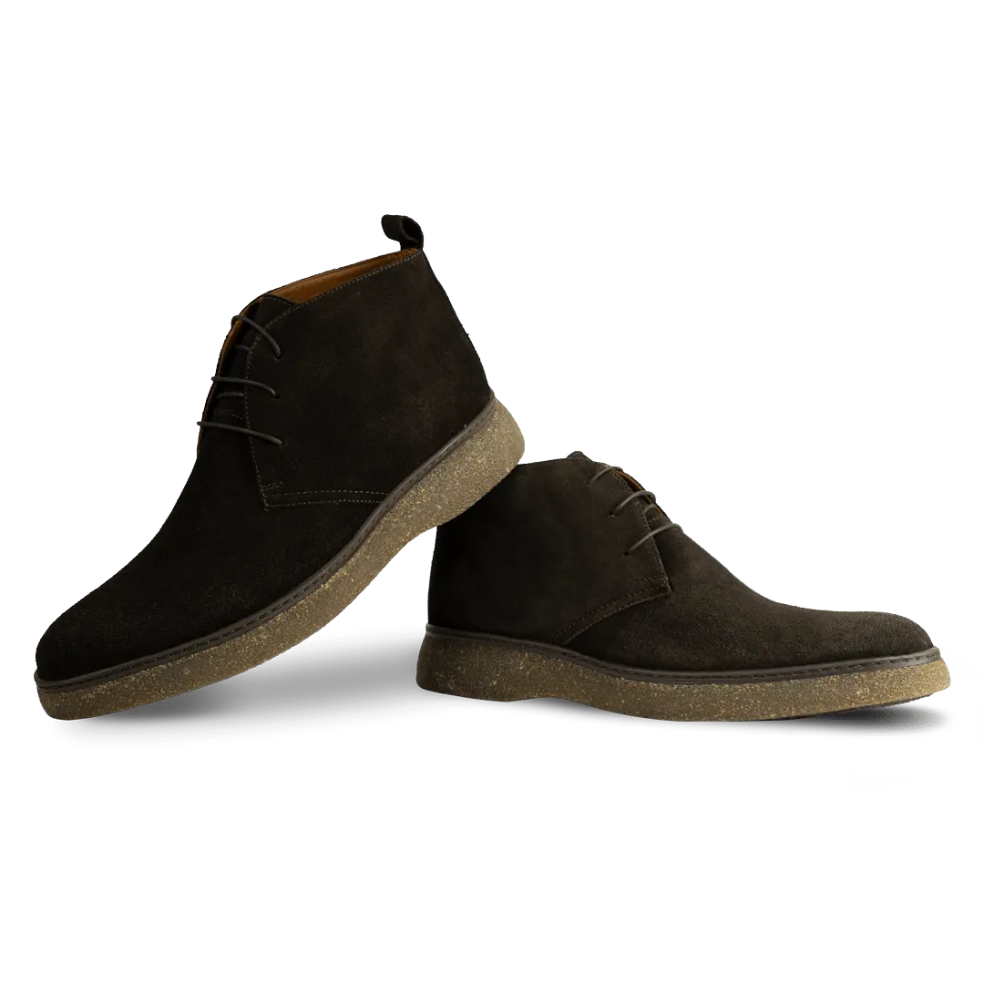 Varfell: Demi Bottes Homme - Gomme Marron